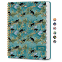 2026 Planner, Aesthetic Weekly and Monthly Planner for Women, Jan 2026 to Dec 2026, Hardcover 2026 Calendar Book with Monthly Tabs, Inner Pocket, Perfect for Office Home School - A4 (5" x 11"), Cats