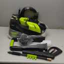 Pressure Washer, Washer with 4 Quick Connect Nozzles, Pressure Cleaning Machine with Foam Cannon for Cars/Fences/Driveways/Patios/Home Cleaning (Green)