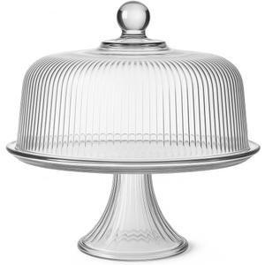 Anchor Hocking Monaco Cake Set, STD, Crystal