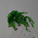 BEGONDIS Aquarium Decorations 4Pcs Fish Tank Artificial Green Water Plants Made of Silk Fabrics Plastic