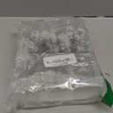 Ysleen 6 Pieces Mini Snowy Pine Decor Trees Small Artificial Holiday Branch Village Displays Frost Tree for House Garden Festival Decorations,3 Sizes