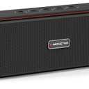 Monster Shock Plus Bluetooth Speaker,Portable Speaker with 40W Loud Stereo Sound,Bluetooth 6.0,TWS Pairing, 20H Playtime, Support AUX/TF Card, IPX6 Waterproof Wireless Speakers for Travel,Outdoor,Home