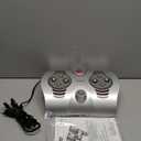 Beurer Shiatsu Foot Massager with 8 Rotating Nodules & Optional Heat Function, Basic, Silver