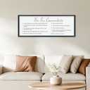 SRSZHIYUE Bible Verse Wall Decor The Ten Commandments Sign 32''12'' Christian Saying Jesus Prayer God for Scripture Home Vintage Living Room Family Wall Art Religious Rustic Catholic (Black)