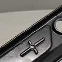 Saddlebag Outer Hinge Latch Cover for Harley Touring Road Glide Street Glide Electra Glide FLHT FLHTC FLHX 2014-2025 Motorcycle Saddle Bags Outer Lid Hinge Light Kit 2 Pcs Black Red