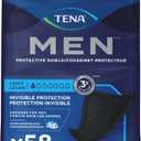 Tena Men Light Incontinence Protective Shield for Men, Bladder Control, Discrete, Light Absorbency, 58 Count