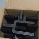 Heavy-Duty Sidewall Brackets (Set of 8) - Compatible with Gorilla Cart 7 & 12 cu/ft Models, Fits 3/4" x 2" x 2.5" Holes, Easy Installation, Extra Storage Capacity