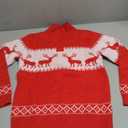 Funnycokid Boys Christmas Sweaters Kids Button Mock Neck Pullover Up Winter Xmas Holiday 5-12 Years