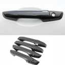 Car Accessories Fit for Honda CR-V CRV 2017 2018 2019 2020 2021 2022 Exterior Door Handle Cover Trim (Carbon Fiber) ABS 8 PCS with Smart Keyhol