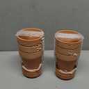 Orceler 4 Inch Terracotta Pots with Saucer - 6 Pack Small Clay Plant Pots with Drainage Holes, Flower Pots with Tray, Terra Cotta Pots for Indoor Outdoor Plants, Crafts, Wedding Favor