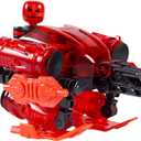 Zing Klikbot Megabot Stampede Red  Transformable Poseable Action Figure with Accessories, Stop Motion Animation Toy for Kids Ages 8+