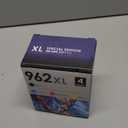 Compatible Ink Cartridge Replacement for 962XL Ink Cartridges. Works with Officejet 9010 9012 9013 9014 Printers. 4 Pack (Black, Cyan, Magenta, Yellow)