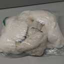 Jeere 3 Pcs Winter Faux Fur Hat Scarf Gloves Set for Women Faux Fur Bucket Hat Winter Flip Gloves Warm Scarf for Men Women (Beige)