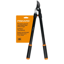 Fiskars 28" Loppers for Tree Trimming, Heavy Duty, Rust-Resistant Sharp Bypass Steel Blade Loppers, Branch Cutter up to 1.5" Diameter Cut Capacity, Shock-Absorbing Handle, Garden Tools