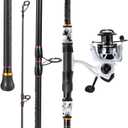 Sougayilang Surf Fishing Rod and Reel Combo, 4 Piece MH/H Saltwater Fishing Combo with 5000 Size Spinning Reel(12'/15')