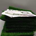 XLX TURF 12 Pack Artificial Grass Square Mats, 12"x12" Fake Grass Placemats for Easter Table Centerpiece, Realistic Synthetic Turf Patch for Football Golf Party Decor, Pet Dog Potty Grass, DIY Crafts