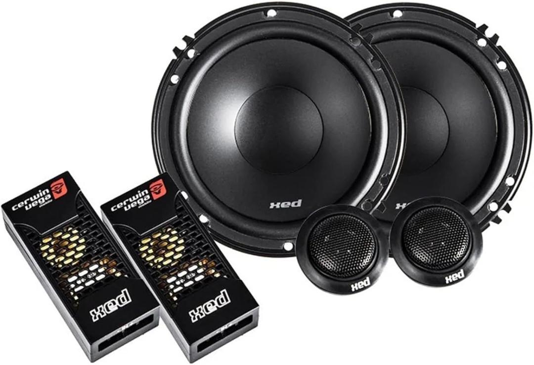 CERWIN-Vega! XED Series 2-Way Speakers  High-Performance Audio with 300W MAX Power (XED650C)