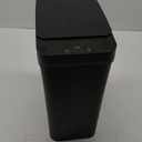Yatmung Touchless Bathroom Trash Can - 2.5 Gallon Smart Trash Can Sensor Motion - Skinny Trash Bin with Lid - Electric, Narrow, Plastic, Auto Open - Small Slim Automatic Garbage Can (Black)