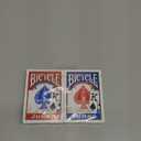 Bicycle Jumbo Index Playing Cards , 2 Pack Large Print Poker Size Deck of Cards for Easy Reading, Family Card Games, and Casino Play