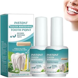 Pack of 1 Tooth Paint, Instant White Paint for Teeth, Teeth Whitening Paint Kit, Portable Tooth Polish Uptight White, Regain Confident Smile 
