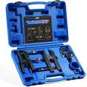 Orion Motor Tech Inner Tie Rod End Tool & Ball Joint Separator Set, 2-in-1 Tie Rod Removal Tool & Ball Joint Spread Tool Set, Ball Joint Removing Tool with 1/2" Drive Socket 3/8" Drive Tie Rod Clamp