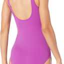 Amazon Essentials Women's One-Piece Coverage Swimsuit (Available in Plus Size) (6X, Violet)