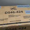 Signature Design by Ashley Valebeck | 30 Farmhouse Pub-Height Swivel Barstool With Back  Upholstered Cushion, Nailhead Trim, Metal & Wood Frame, Brown