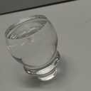 Geesatis Premium 4-inch Clear Acrylic Furniture Legs (Set of 4) - Gourd Shape Design for Sofa, Coffee Table, Desk, Cabinet, Bed, Ightstand, Dresser & DIY Upgrades - Includes Mounting Plates & Screws