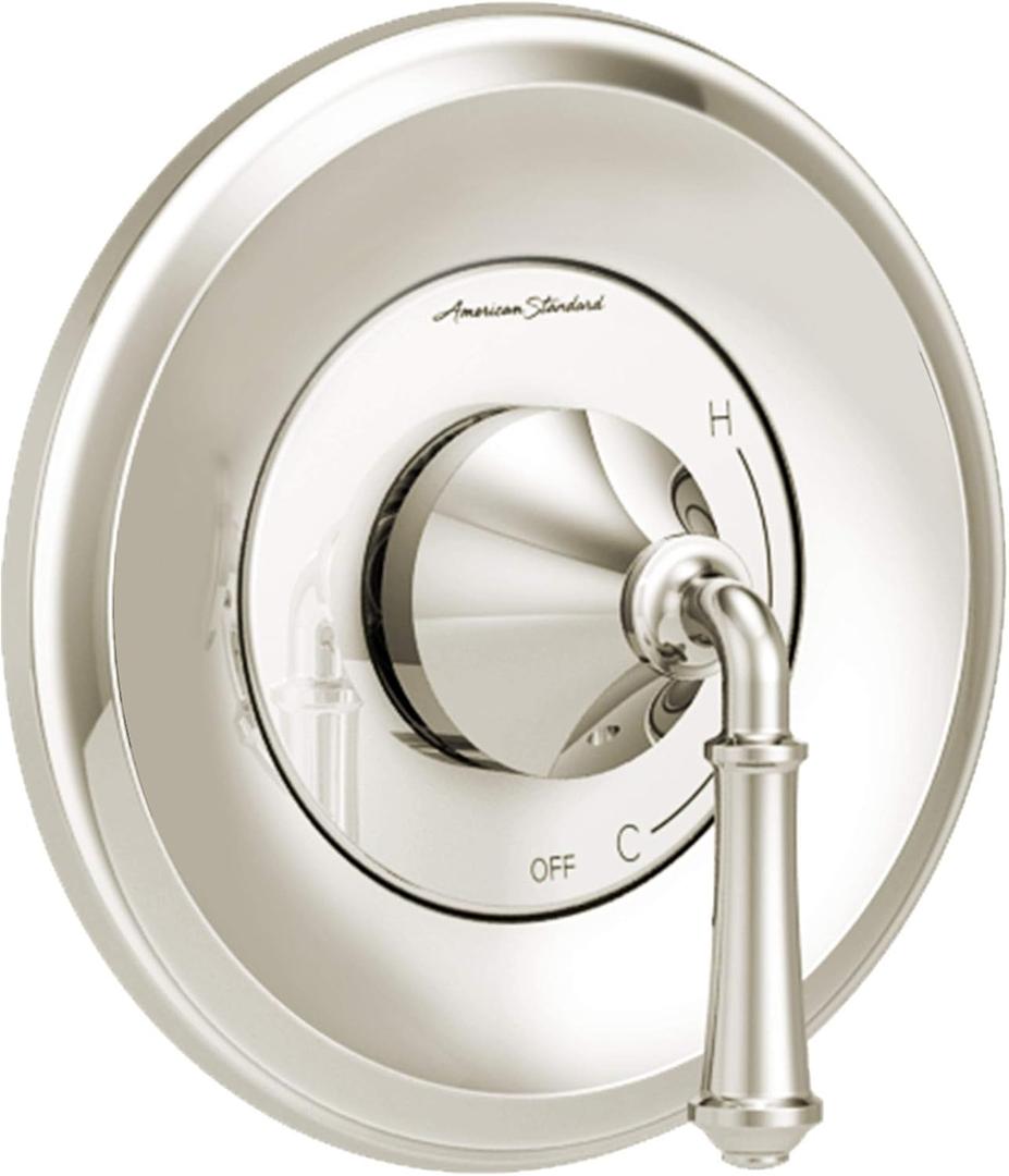 American Standard TU052500.013 Delancey Valve Only Trim Kit with Pressure Balance Cartridge, Universal, Polished Nickel