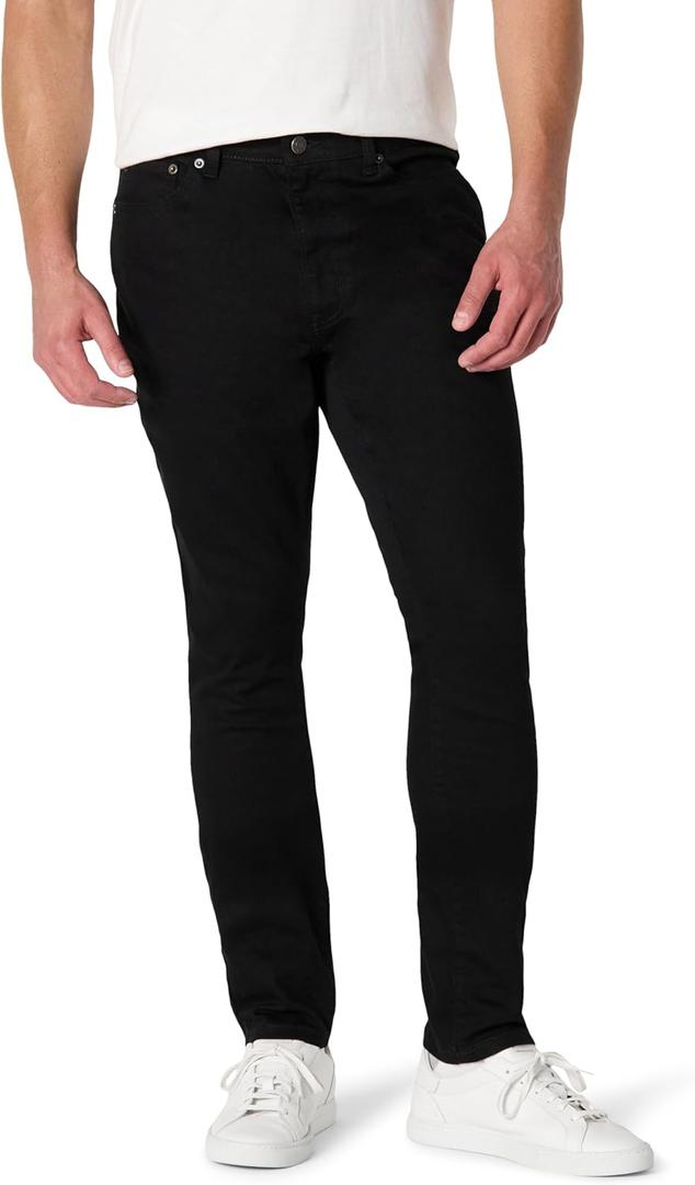 Amazon Essentials Men's Medium Stretch Skinny-Fit Jeans (36W x 30L, Black)