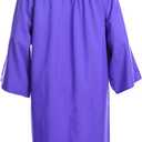 Newrara Graduation Gown Cap Tassel Set (Purple)