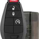 IYZ-C01C Key Fob FOBIK Replacement Remote Key DIY Kit for Dodge Ram 1500 2500 2009 2010 2011 2012 Grand Caravan Charger Challenger Durango Journey Chrysler Town Country Key M3N5WY783X