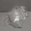 AmazerBath 48x72 Shower Curtain Stall, Small Shower Curtain for Shower Stall, Clear Bathroom Curtain Plastic, Thick PEVA Bathroom Accessories with 2 Clear Weighted Stones and 8 Grommet Holes