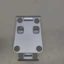 OMOTON Foldable Cell Phone Stand, C4 Portable Aluminum Phone Holder, Adjustable Phone Dock Cradle Compatible with iPhone 17/16/15 Pro Max Air, Samsung Galaxy, Small Tablets, Smart Phones, Light Blue