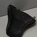 Black Front Driver Solo Seat Cushion Pillion For Harley 2000-2007 Softail Deluxe FLSTN FXST Fat Boy FLSTF Softail Springer Heritage Springer Heritage Softail, Black Stitching