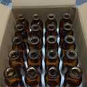 YOUEON 16 Pack Amber Glass Bud Vases, Small Bud Vases in Bulk, Glass Flower Vases for Centerpieces, Vintage Decorative Bottle Vases for Flowers, Home Decor, Wedding Reception, Office (Brown)