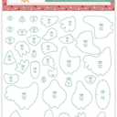 Riley Blake Design Lori Holt Chicken Salad Simple Shapes, Clear (STT-24571)