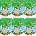 60 Pieces Christmas Scratch Off Cards Stickers Christmas Tree Party Favors Xmas Blank Gift Certificate for Festive Raffle Tickets 3.5 x 2.1 inch Crooked Neck Xmas Tree Games Supplies