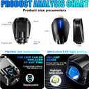 Car Door Lights,Door Lights Logo Projector Rechargeable,Car Door Projector Lights,HD Car Welcome Light for Cars Use at Night 2pcs (for Redhorse)