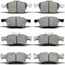 evkingauto D1044 D1665 8pcs Front Rear Ceramic Brake Pads Fit For 2017 2018 2019 For Ford Escape -  Only 4 pcs