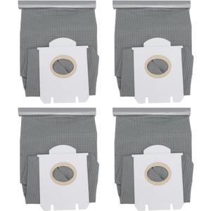 4Pcs Washable Vacuum Cleaner Cloth Dust Bag, Vacuum Cleaner Parts for FC9071 FC8134 FC8613 FC8614
