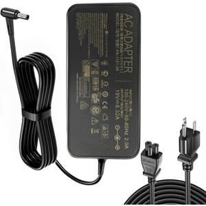 19V 6.32A 120W AC Adapter Fit for Asus FX504 UX510UW N56J N56VM N56VZ N750 N500 G50 N53S N55 Laptop, A15-120P1A PA-1121-28 Charger