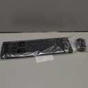 Logitech MK270 Wireless Keyboard and Mouse Combo for Windows, 2.4 GHz, 8 Multimedia Keys, PC, Laptop, Wireless Keyboard Compact Mouse Combo - Black (1 Pack)