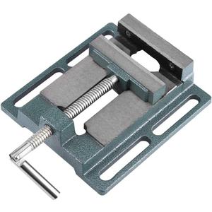 Drill Press Vise, 4" Heavy Duty Cast Iron Opening Size Milling Vice Holder Bench Clamp Woodworking Clamping Vise Machine Bench Top Mount