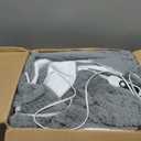 Heated Blanket Electric Throw Blanket with 5 Heat Settings, 10H Auto-Off, 50"x60" Soft Wave Fleece for Couch, Bed & Office, ETL Certified