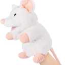 Animal Hand Puppets 11 Inch Sea Turtle Plush Dinosaur Animals Hand Puppet Toys Role-Play Toy Puppets for Kids Storytelling Imaginative Pretend Play Teaching Preschool(Rat)