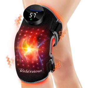 Red Light Therapy Knee Brace, Vibration Knee Massage, Wireless Rechargeable Controller,FSA HSA Eligible Near Infrared Red Light Therapy Heated Device for Knee Elbow Shoulder Pain