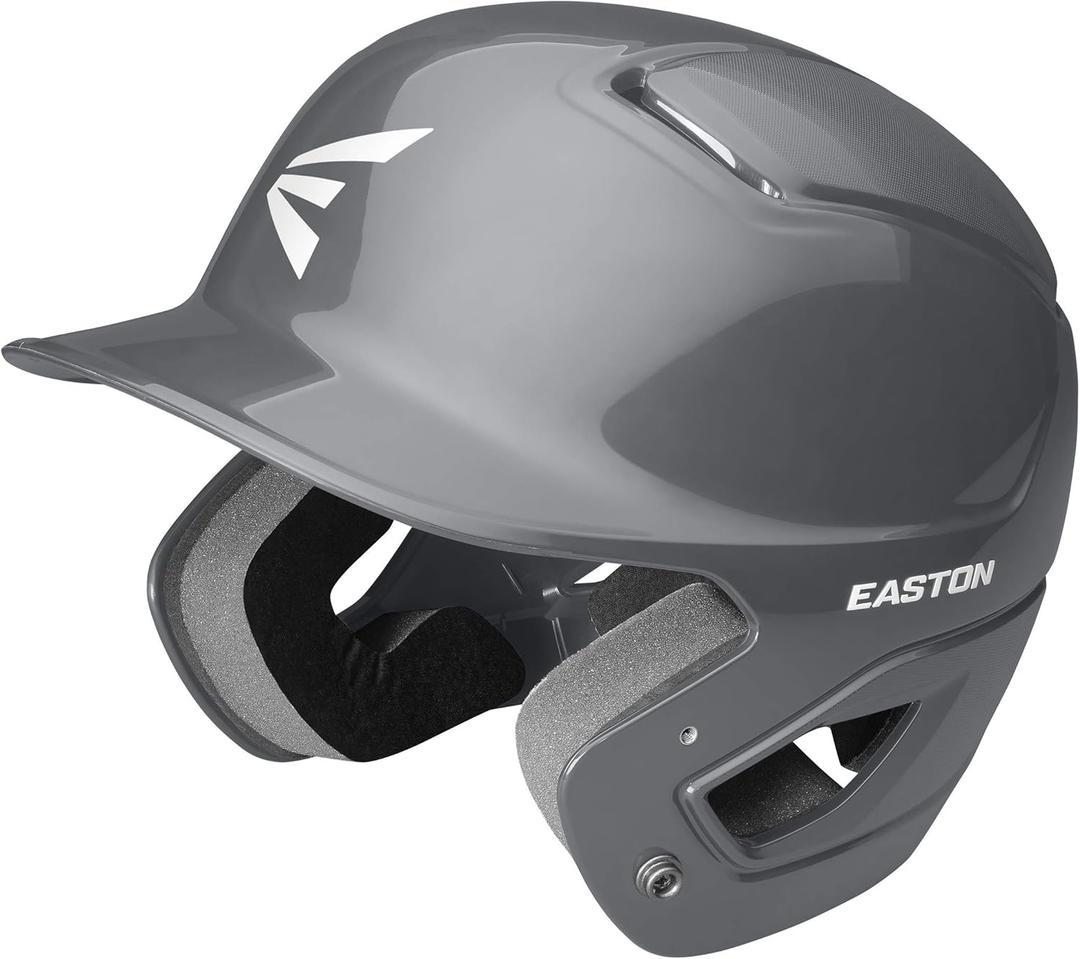 Easton | ALPHA Baseball Batting Helmet | 6   7  | Multiple Sizes/Colors (Medium/Large (6 5/8" - 7 1/4"), Charcoal)