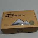 KeaBabies Baby Wrap Carrier - All in 1 Original Baby Carrier Newborn to Toddler Sling, Easy to Wear, Hands Free Bonding, Lightweight, Breathable Infant Wraps (Classic Gray) (One Size (Pack of 1))