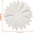 Metal Flowers Outdoor Decor 13" Metal Sunflower Wall Art Decorations Sunflower Wall Decor for Kitchen Living Room Porch Garden Yard